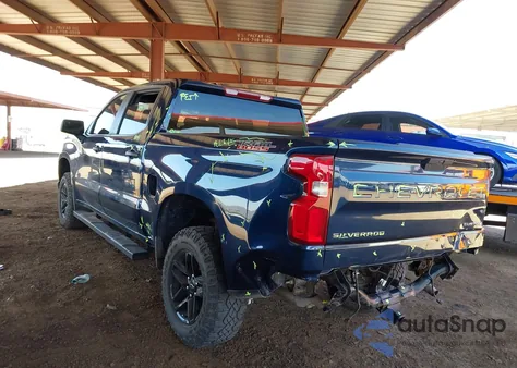 2021 Chevrolet Silverado 1500 4Wd Short Bed Custom Trail Boss из США, поврежденный, VIN 1GCPYCEF8MZ364271